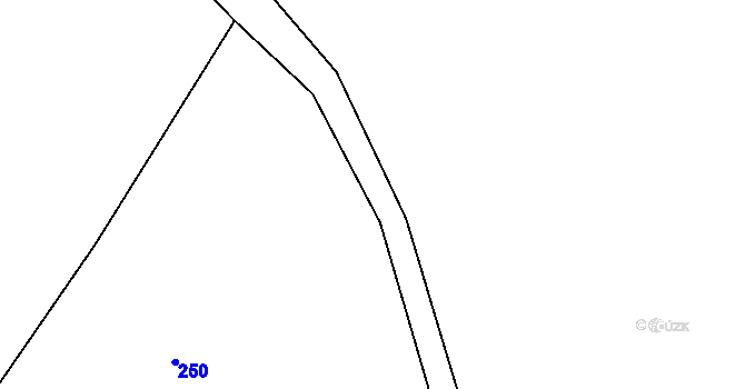 Parcela st. 200/4 v KÚ Lutová, Katastrální mapa