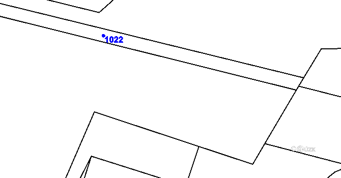 Parcela st. 211/25 v KÚ Lužany nad Trotinou, Katastrální mapa
