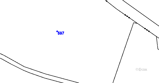 Parcela st. 239/4 v KÚ Lužany nad Trotinou, Katastrální mapa