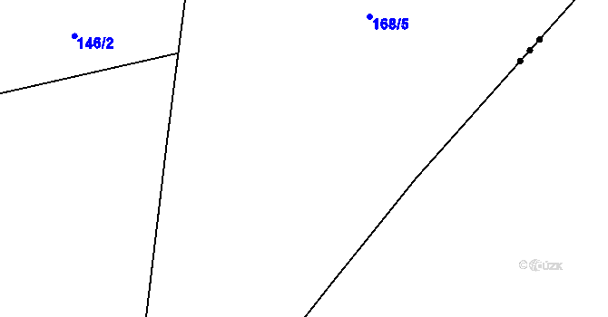 Parcela st. 161/2 v KÚ Lužce, Katastrální mapa