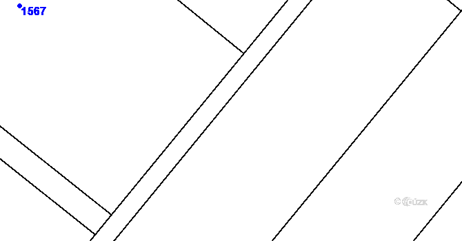 Parcela st. 380/2 v KÚ Lužec nad Cidlinou, Katastrální mapa