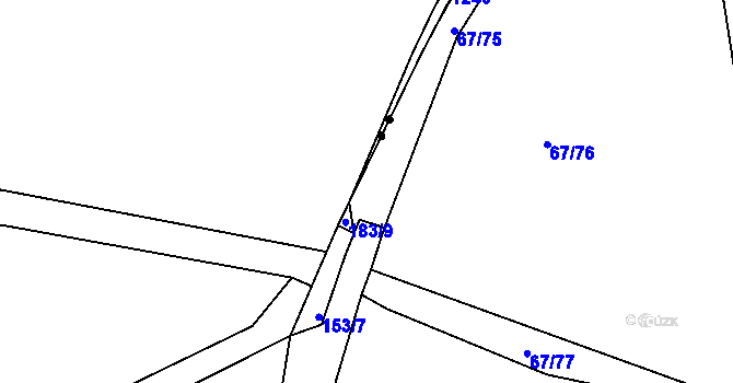 Parcela st. 183/10 v KÚ Lysůvky, Katastrální mapa