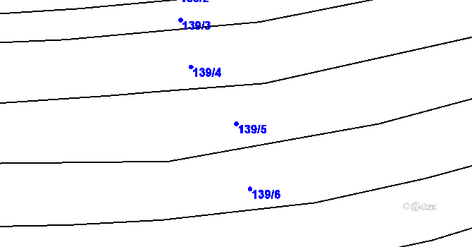 Parcela st. 139/5 v KÚ Olšovice, Katastrální mapa