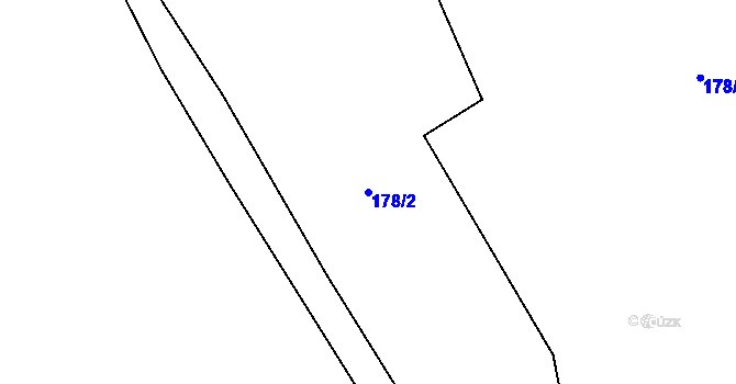 Parcela st. 178/2 v KÚ Majdalena, Katastrální mapa