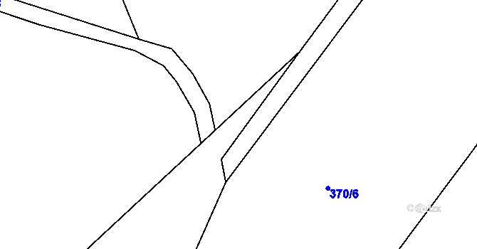Parcela st. 370/4 v KÚ Makov u Litomyšle, Katastrální mapa