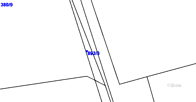 Parcela st. 387/2 v KÚ Makov u Litomyšle, Katastrální mapa