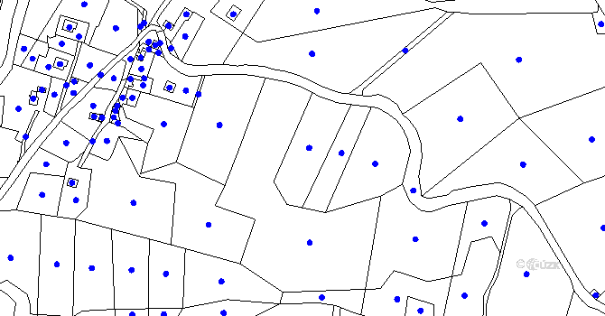 Parcela st. 799/1 v KÚ Malá Bystřice, Katastrální mapa