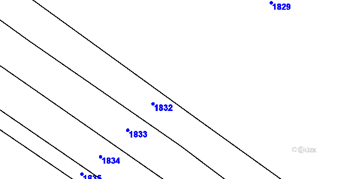 Parcela st. 350/26 v KÚ Malá Vrbka, Katastrální mapa