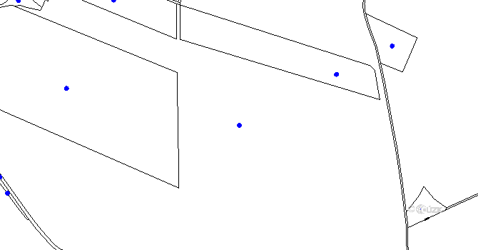 Parcela st. 209/1 v KÚ Malé Březno, Katastrální mapa