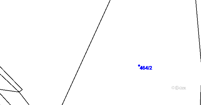 Parcela st. 469/2 v KÚ Malé Žernoseky, Katastrální mapa