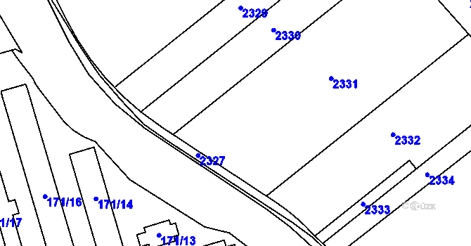 Parcela st. 1139/15 v KÚ Malešovice, Katastrální mapa