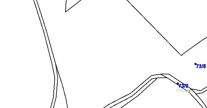 Parcela st. 73/6 v KÚ Malíkov, Katastrální mapa
