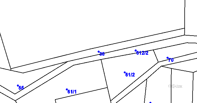 Parcela st. 36 v KÚ Malotice, Katastrální mapa