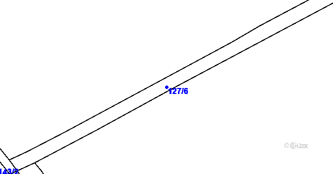Parcela st. 127/6 v KÚ Lipnice u Markvarce, Katastrální mapa