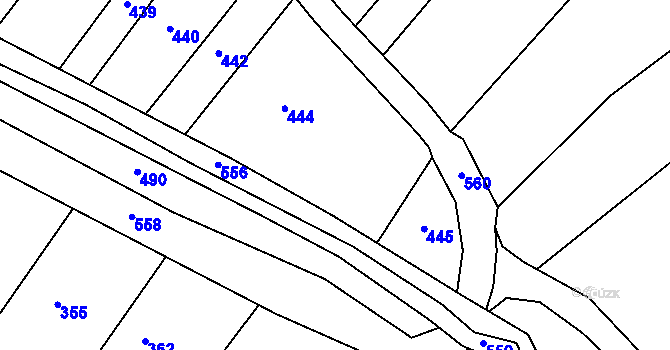 Parcela st. 149/21 v KÚ Maršov u Uherského Brodu, Katastrální mapa