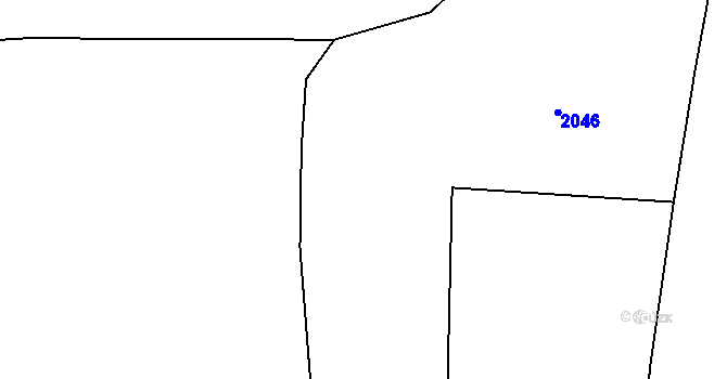 Parcela st. 634/8 v KÚ Dalešice u Jablonce nad Nisou, Katastrální mapa