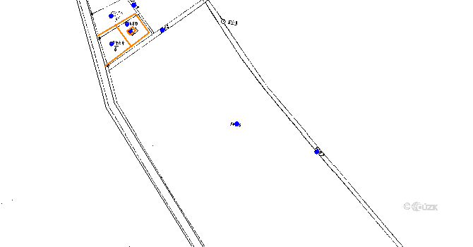 Parcela st. 1488 v KÚ Martínkovice, Katastrální mapa