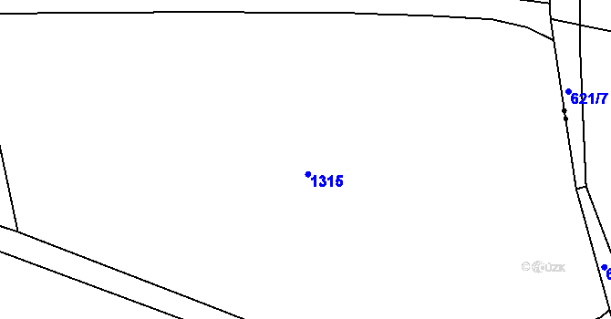 Parcela st. 658/5 v KÚ Březí u Meclova, Katastrální mapa