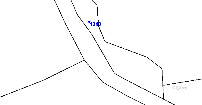 Parcela st. 658/18 v KÚ Březí u Meclova, Katastrální mapa