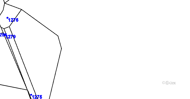 Parcela st. 658/30 v KÚ Březí u Meclova, Katastrální mapa