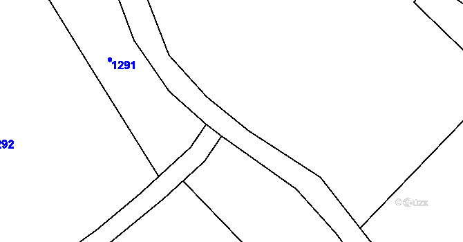 Parcela st. 742/16 v KÚ Březí u Meclova, Katastrální mapa