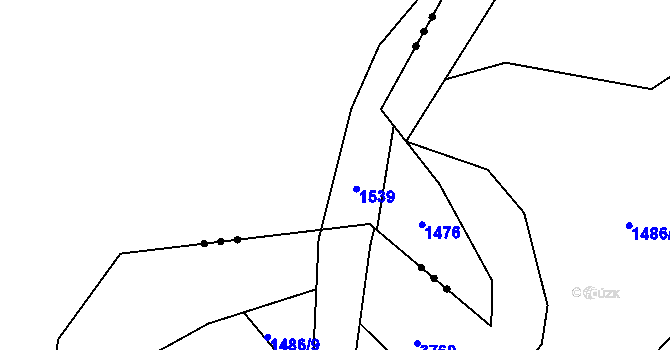 Parcela st. 419/3 v KÚ Mašovice u Meclova, Katastrální mapa