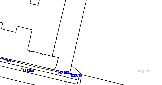 Parcela st. 438/4 v KÚ Mašovice u Meclova, Katastrální mapa