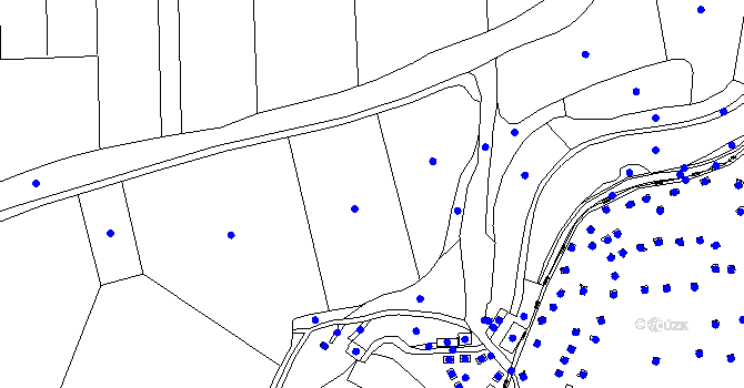 Parcela st. 516/1 v KÚ Mašovice u Meclova, Katastrální mapa