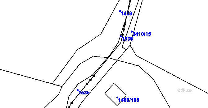 Parcela st. 523/1 v KÚ Mašovice u Meclova, Katastrální mapa