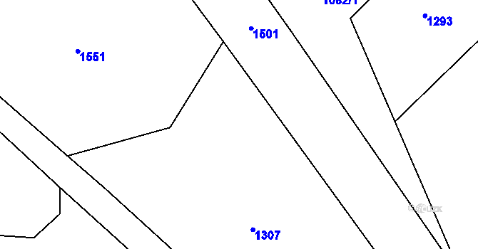 Parcela st. 357/2 v KÚ Mašovice u Meclova, Katastrální mapa