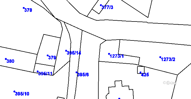Parcela st. 427/2 v KÚ Mašovice u Meclova, Katastrální mapa