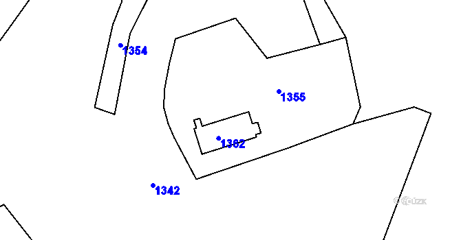 Parcela st. 485/6 v KÚ Meclov, Katastrální mapa