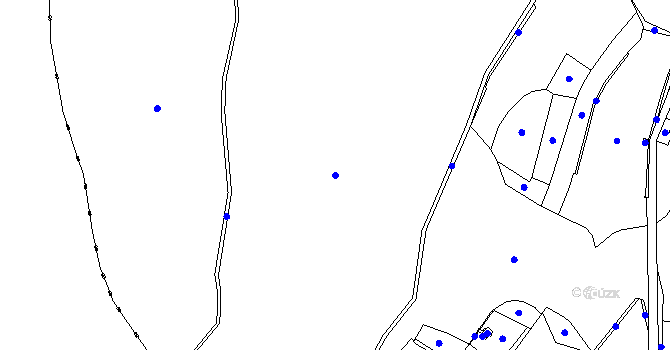 Parcela st. 119/1 v KÚ Horní Halže, Katastrální mapa