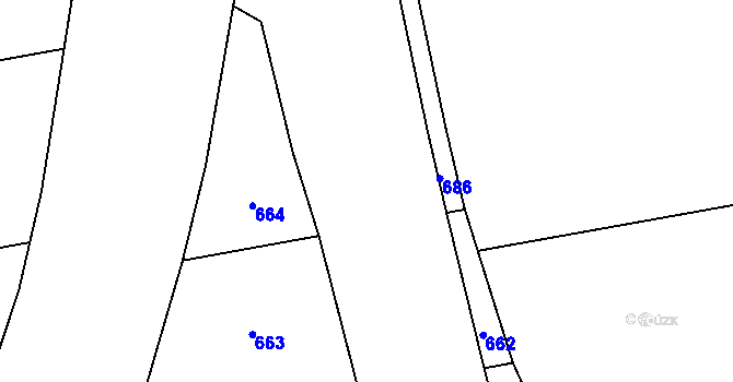 Parcela st. 440/29 v KÚ Medlešice, Katastrální mapa