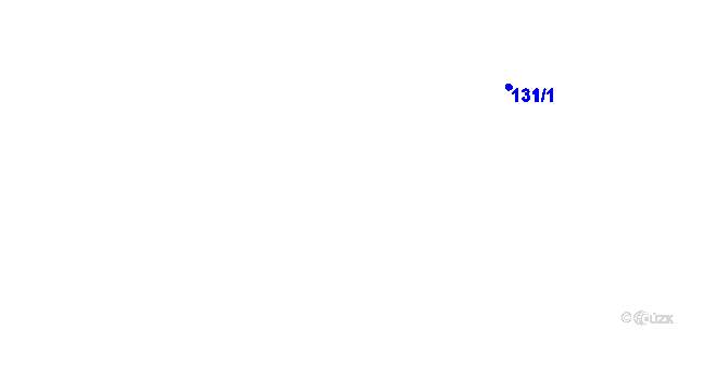 Parcela st. 122/8 v KÚ Kocourov u Medvědic, Katastrální mapa