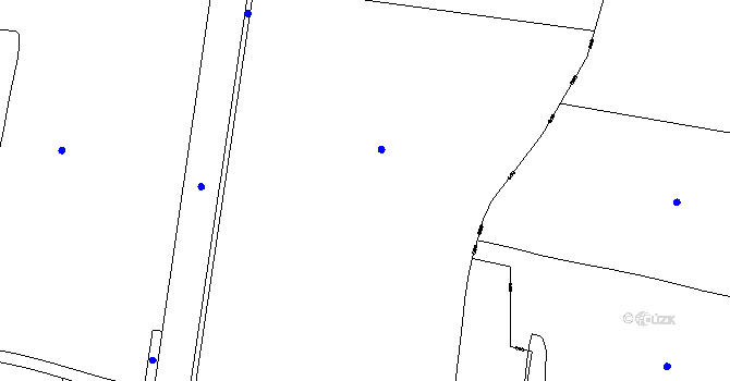 Parcela st. 549/27 v KÚ Měcholupy u Žatce, Katastrální mapa