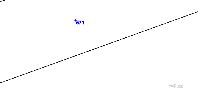 Parcela st. 453/2 v KÚ Měňany, Katastrální mapa