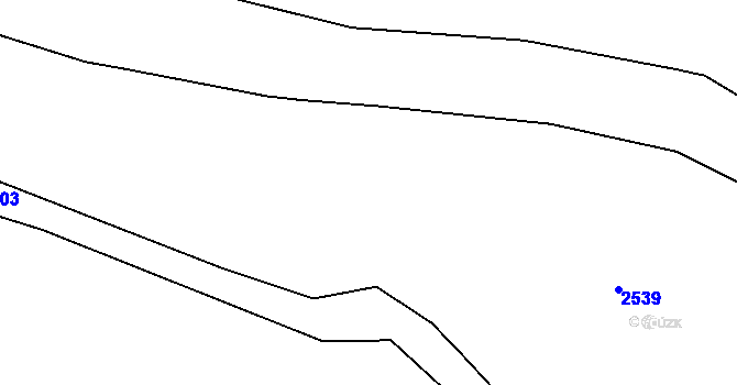 Parcela st. 3 v KÚ Merboltice, Katastrální mapa