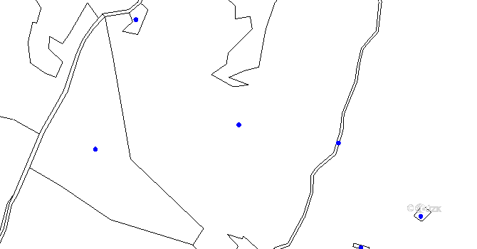 Parcela st. 239/2 v KÚ Oldřiš u Merklína, Katastrální mapa