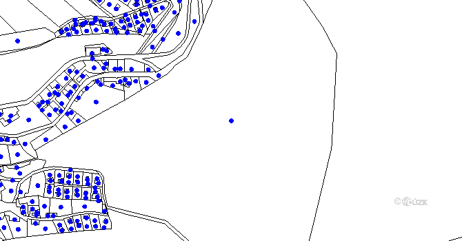 Parcela st. 116/1 v KÚ Městečko u Křivoklátu, Katastrální mapa
