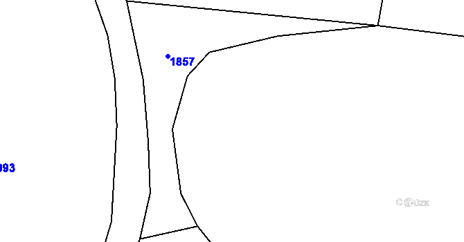 Parcela st. 74/13 v KÚ Mičovice, Katastrální mapa