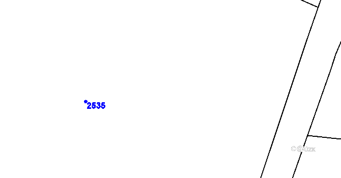 Parcela st. 85/2 v KÚ Mičovice, Katastrální mapa
