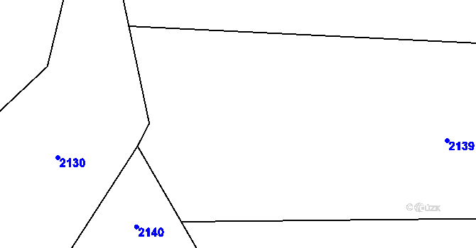 Parcela st. 464/4 v KÚ Mičovice, Katastrální mapa