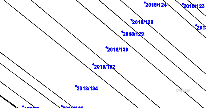 Parcela st. 2018/131 v KÚ Mikulčice, Katastrální mapa