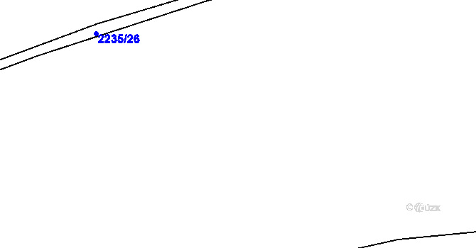 Parcela st. 2235/27 v KÚ Milenov, Katastrální mapa