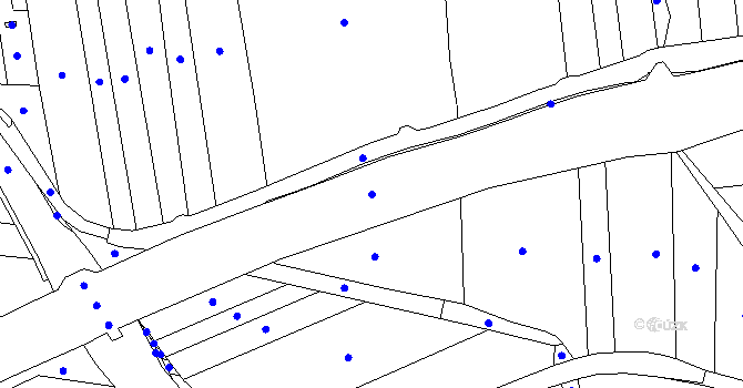 Parcela st. 2235/25 v KÚ Milenov, Katastrální mapa