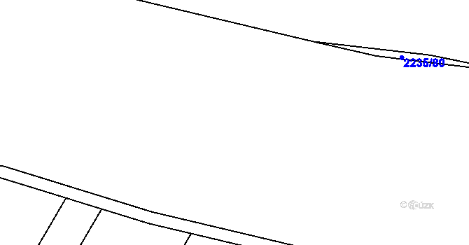 Parcela st. 2235/79 v KÚ Milenov, Katastrální mapa