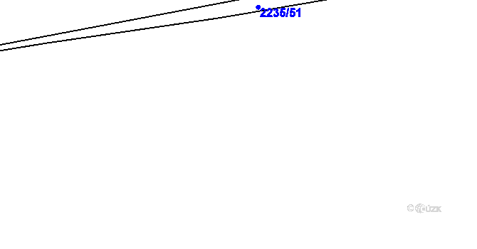 Parcela st. 2235/49 v KÚ Milenov, Katastrální mapa