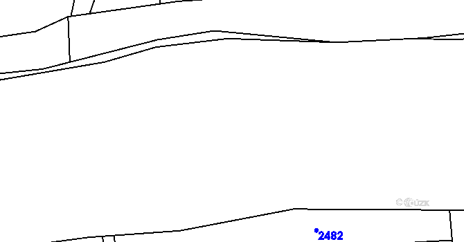 Parcela st. 2235/52 v KÚ Milenov, Katastrální mapa