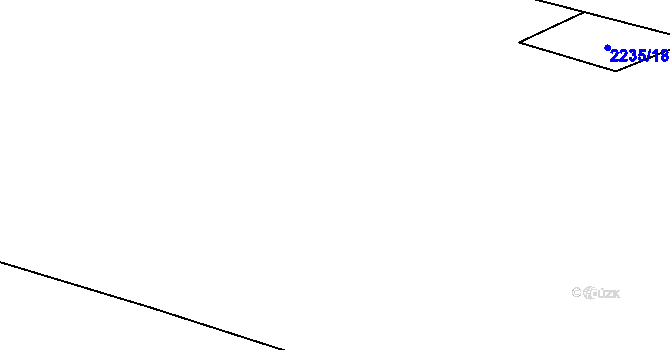 Parcela st. 2235/100 v KÚ Milenov, Katastrální mapa